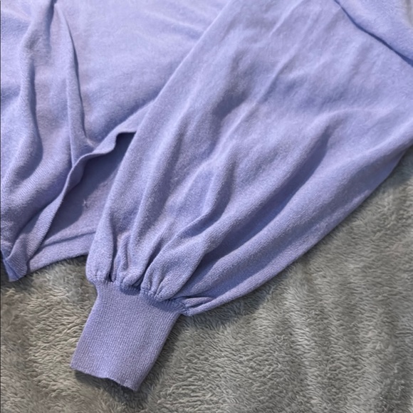 ‼️3/$20‼️ SHEIN Light Purple Knit crop Top - Picture 4 of 4